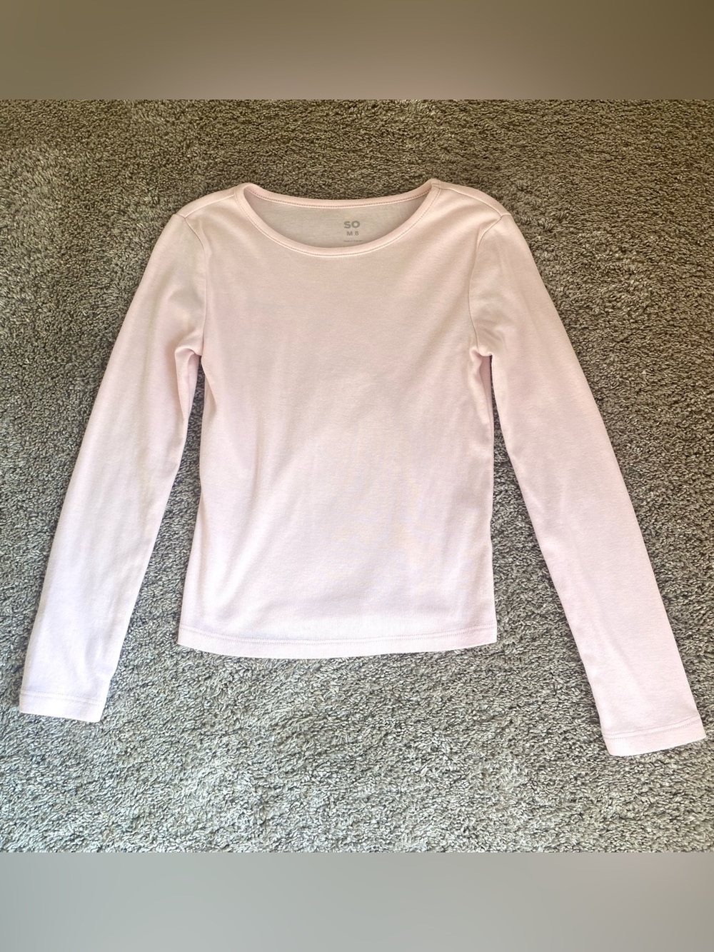 So Girls Pink Top - Size 8